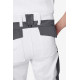 Salopette de peintre FHB Pascal blanc anthracite
