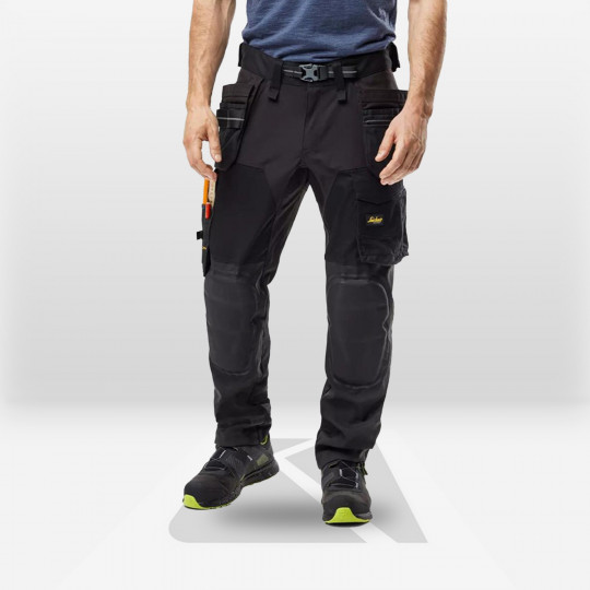 Pantalon de travail extensible avec poches genouillères intégrées Snickers