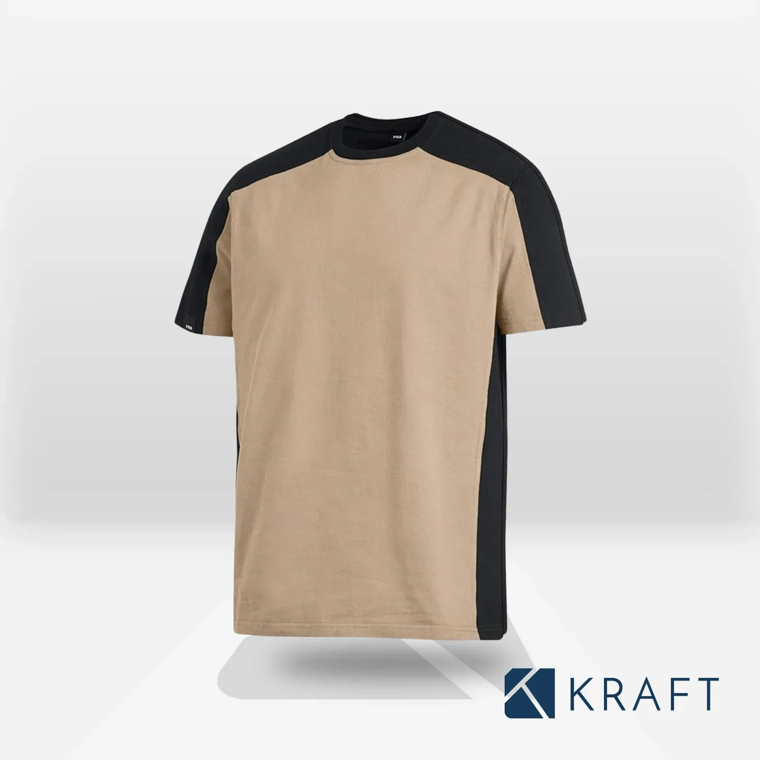 T-shirt de travail bicolore 100% coton FHB Marc