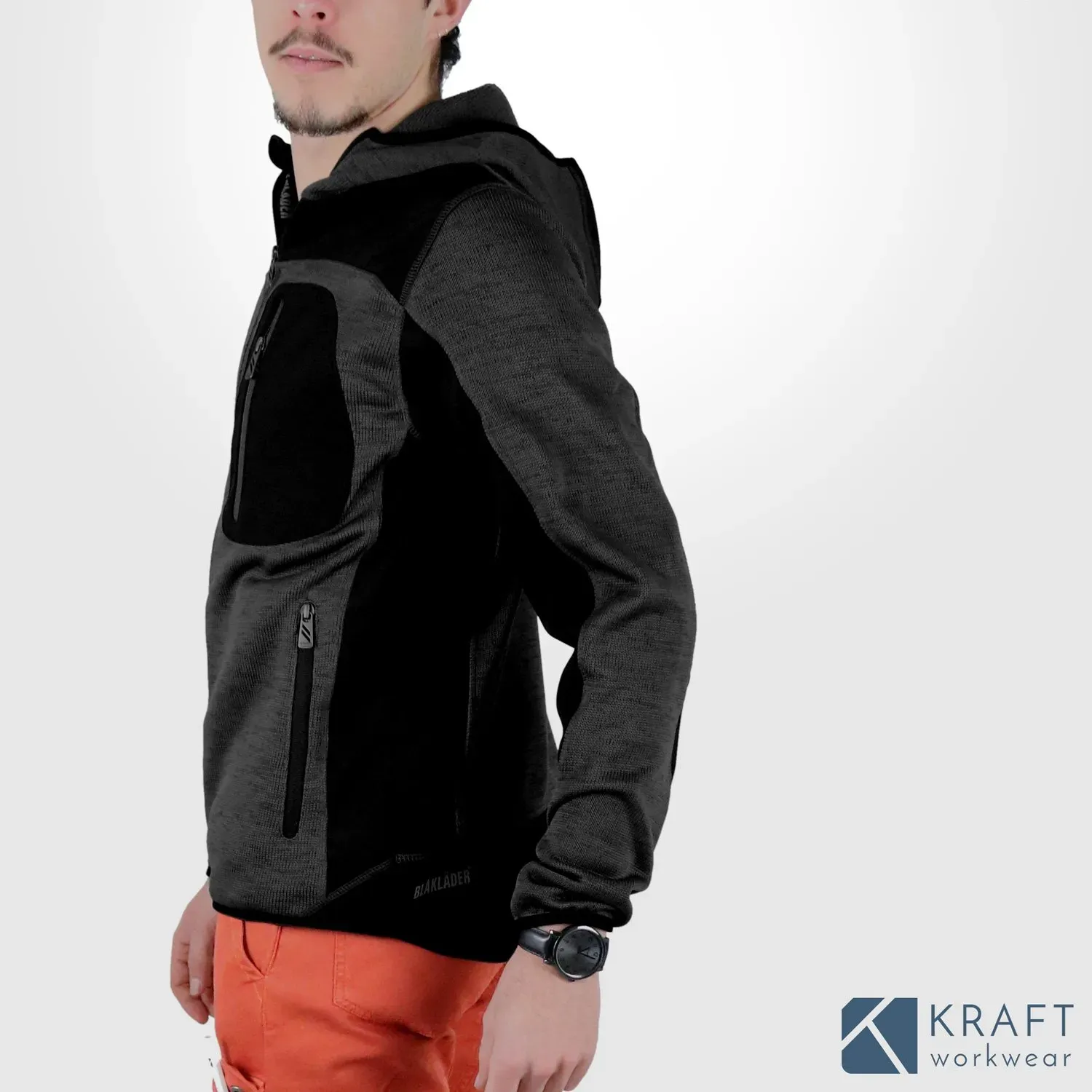 Gilet de travail polaire à capuche Blaklader