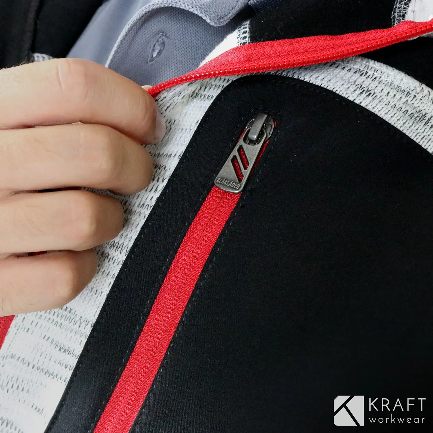Gilet de travail polaire à capuche Blaklader