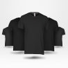 Miniature pour Pack de 5 tee-shirt économique noir
