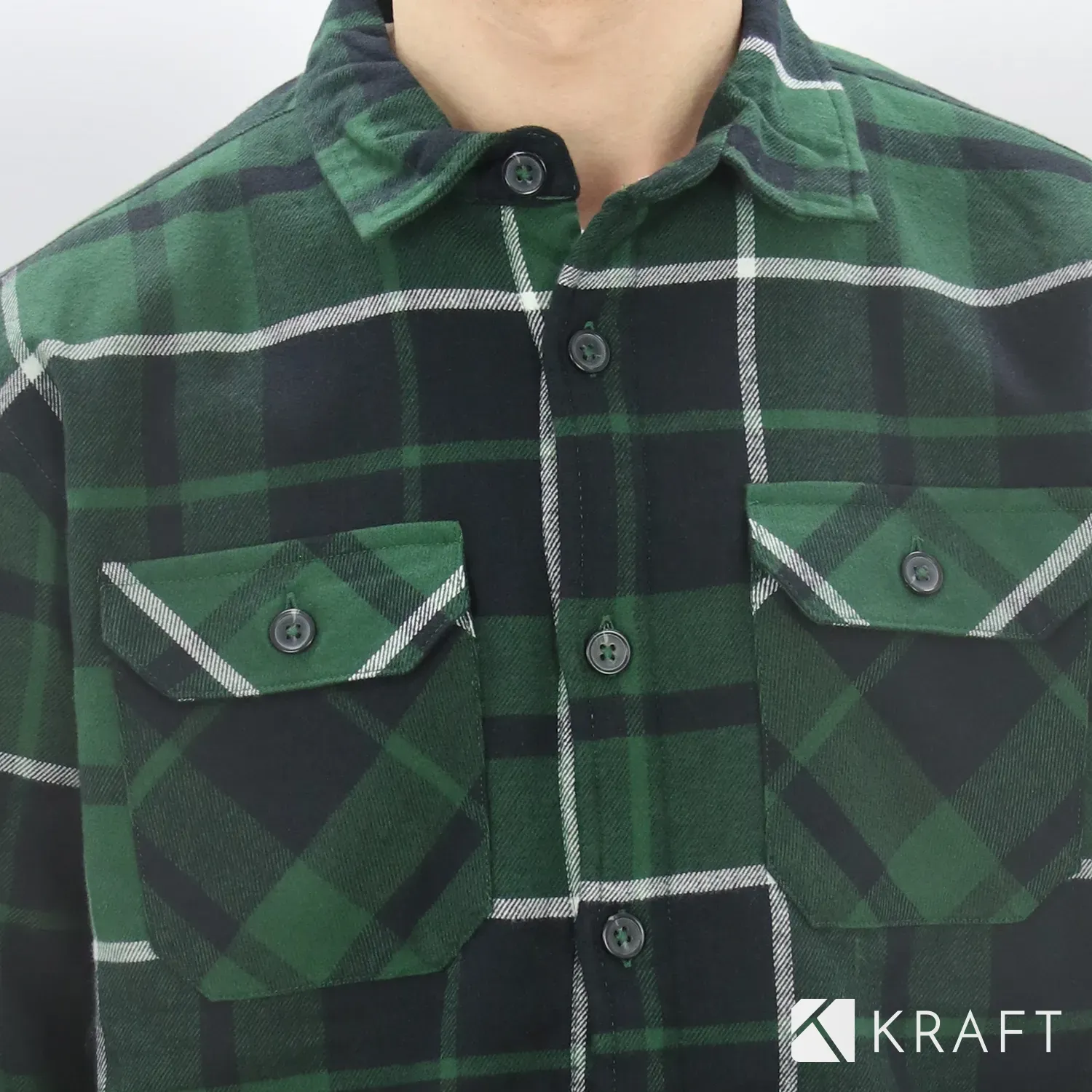 Chemise de travail à carreaux doublée Sherpa