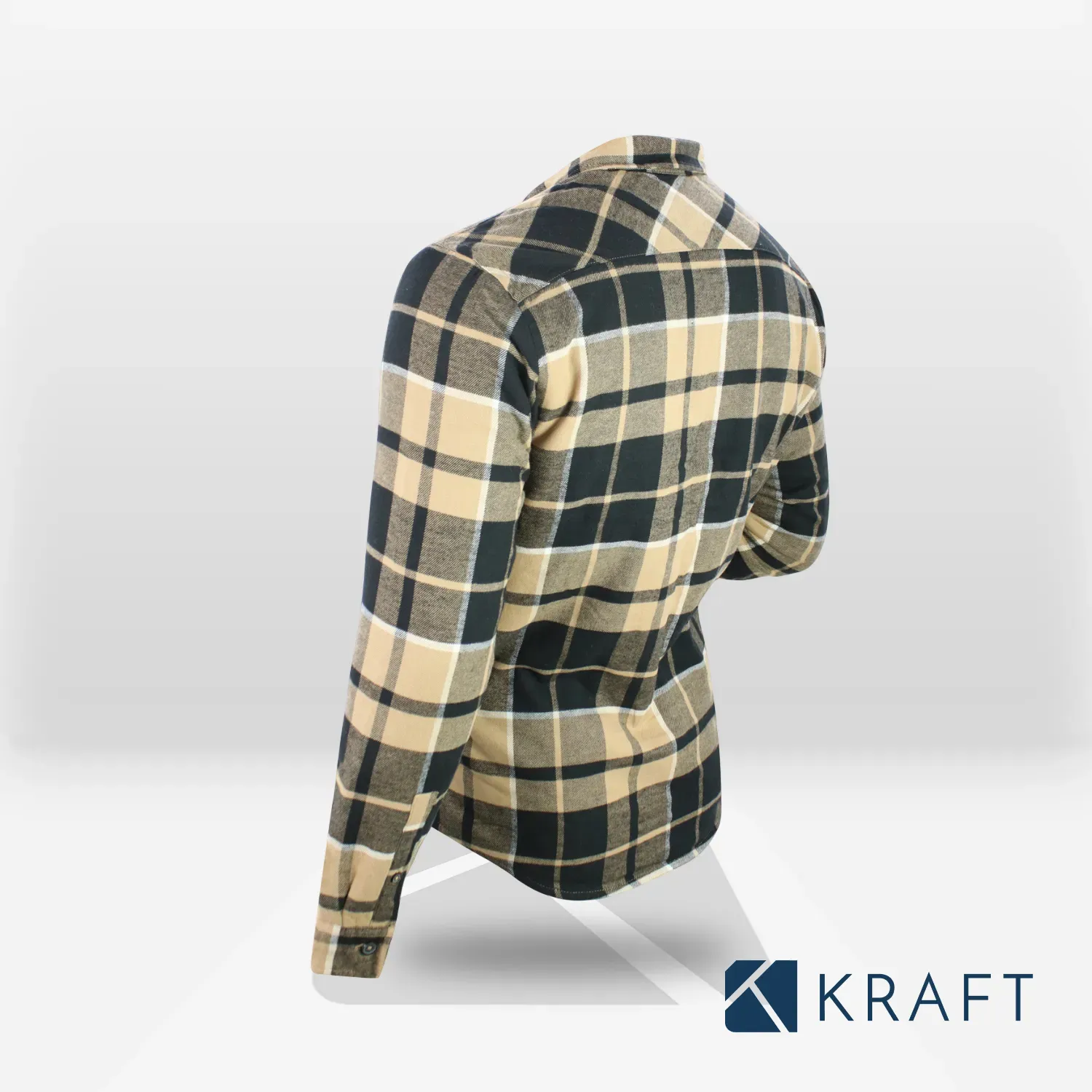 Chemise de travail à carreaux doublée Sherpa