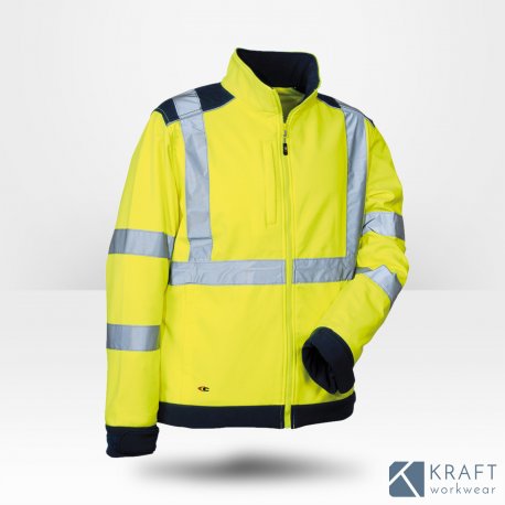 Veste haute visibilité U-Power Glare Yellow Fluo - Workwear and