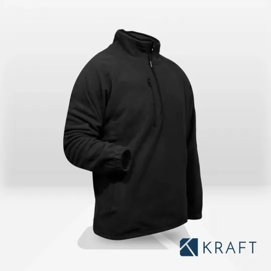 Polaire de travail demi zip économique