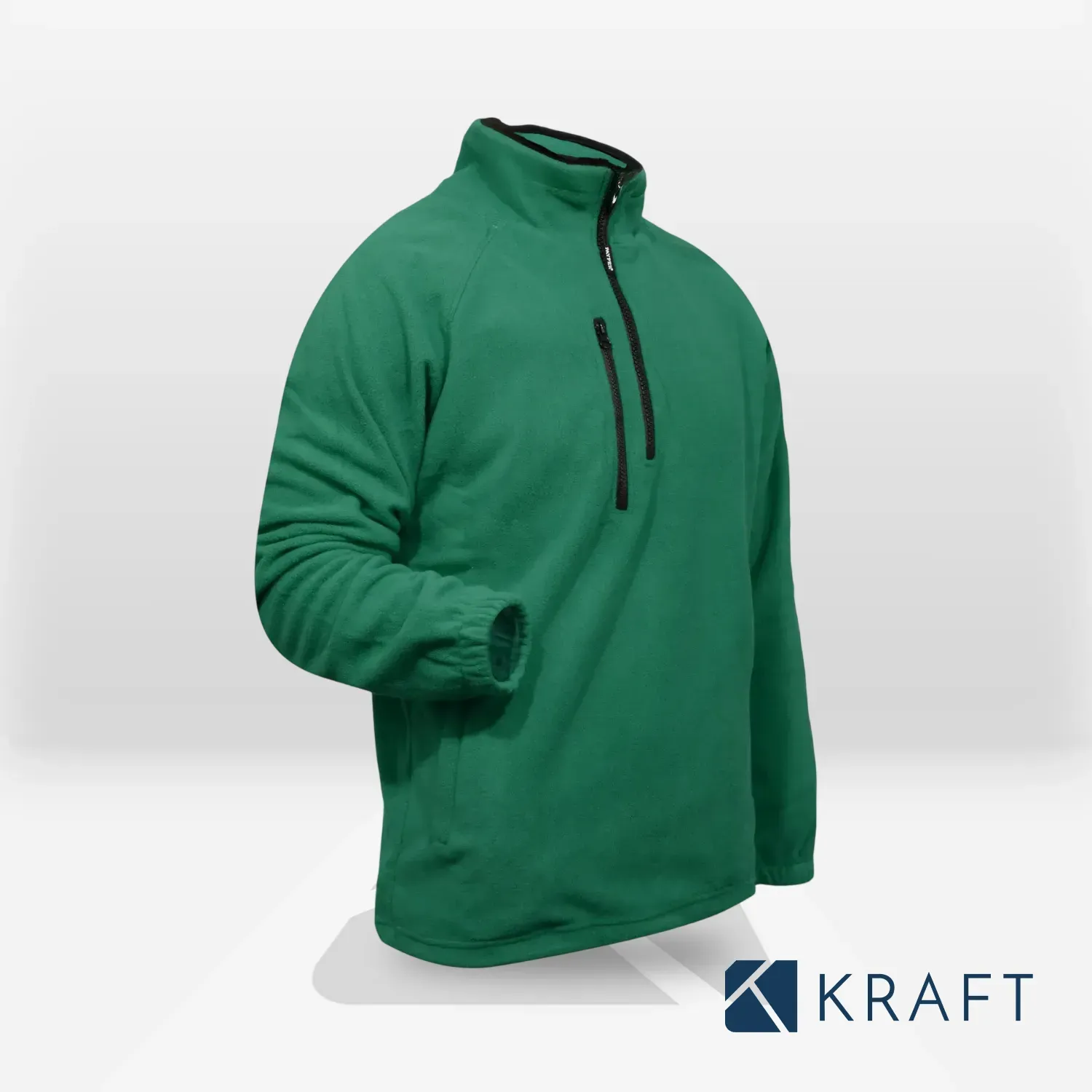 Polaire de travail demi zip économique