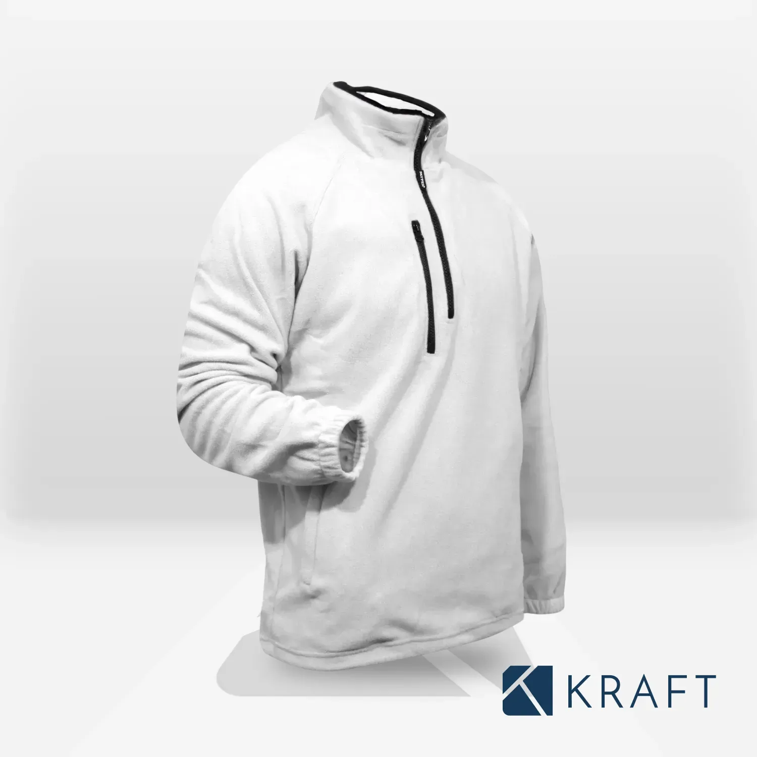 Polaire de travail demi zip économique