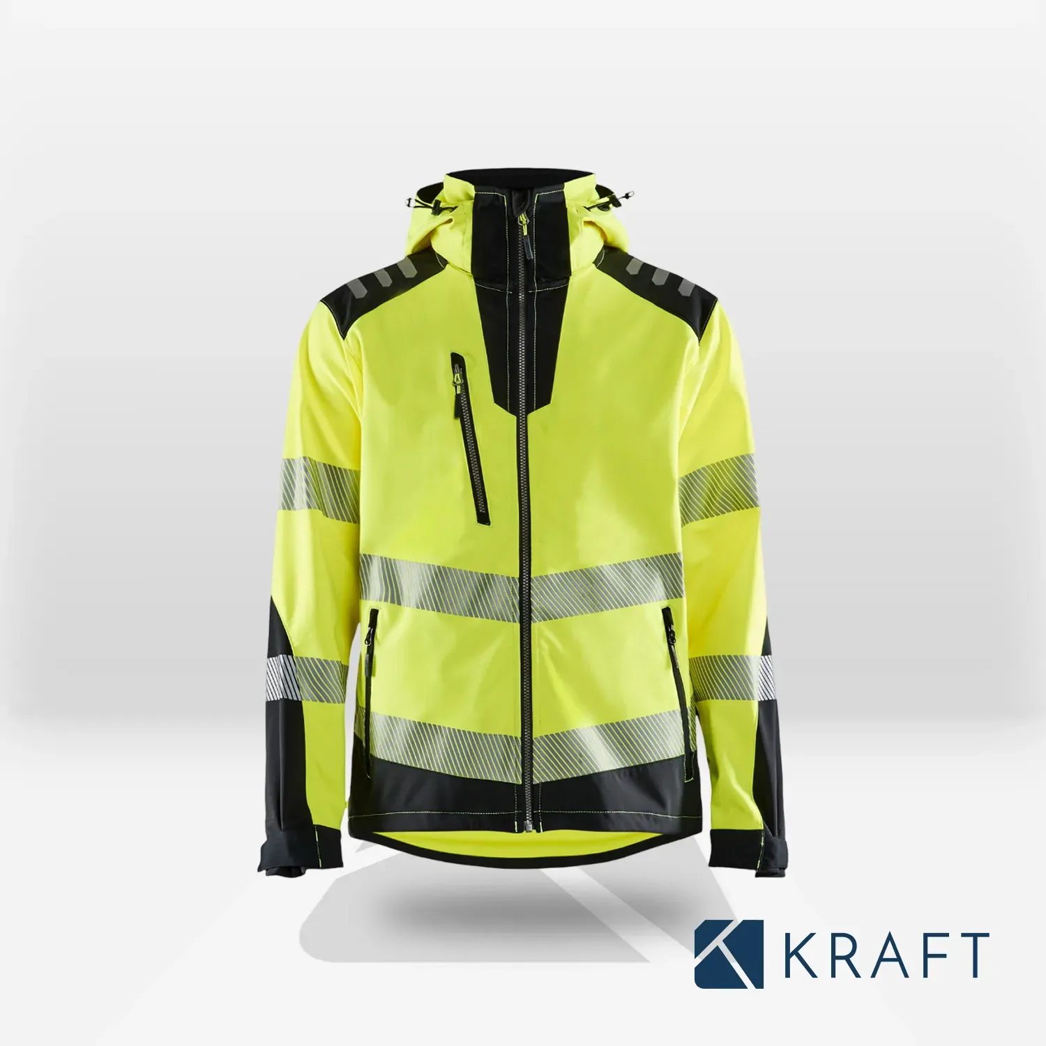 Veste softshell haute visibilité à capuche Blaklader