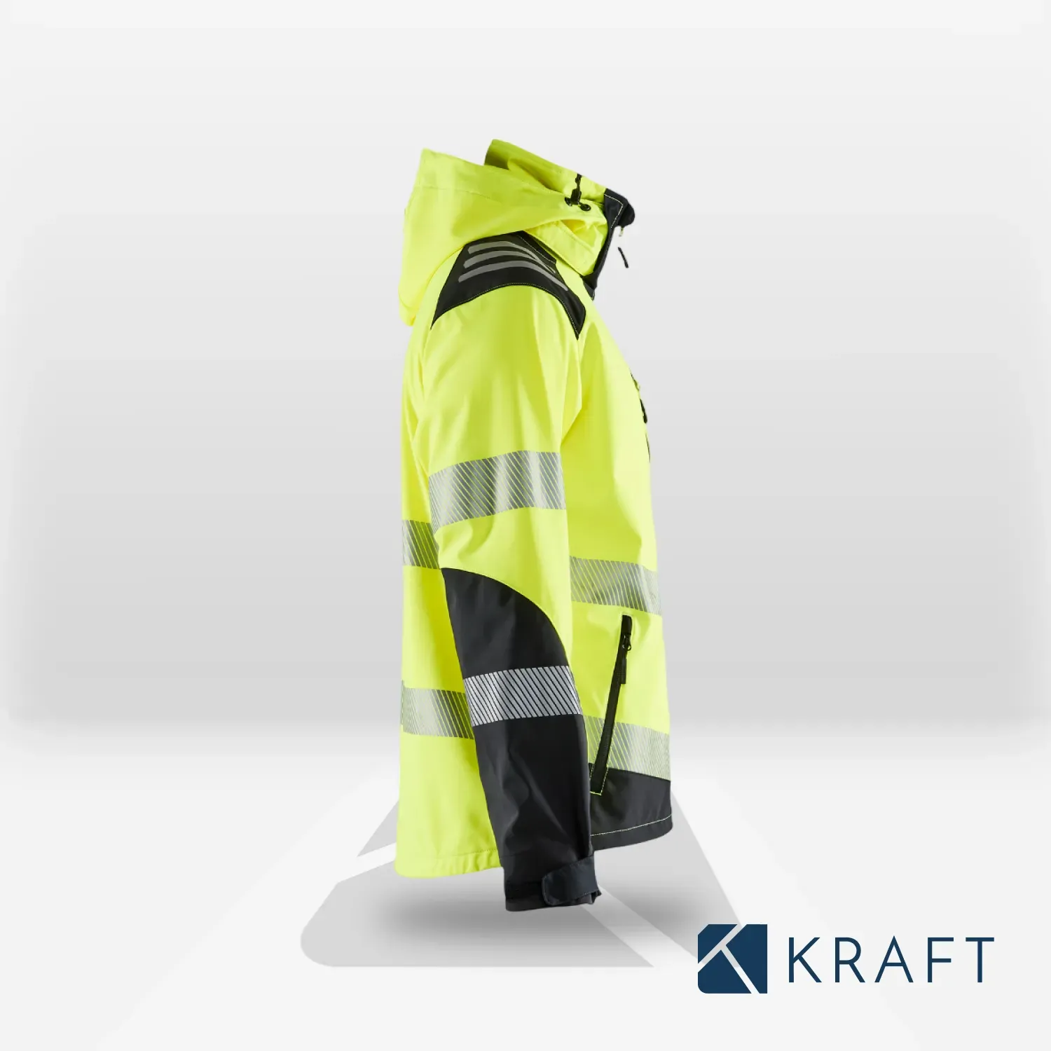 Veste softshell haute visibilité à capuche Blaklader