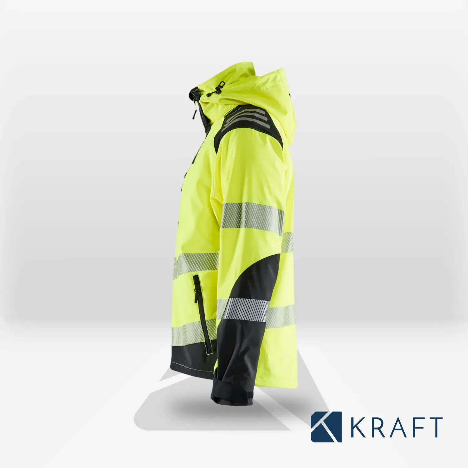 Veste softshell haute visibilité à capuche Blaklader