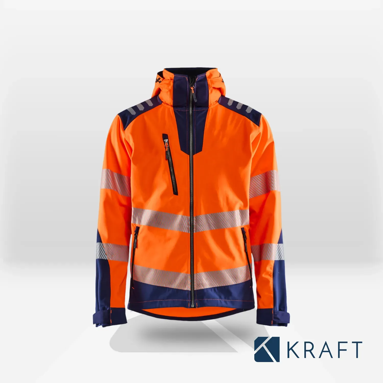 Veste softshell haute visibilité à capuche Blaklader