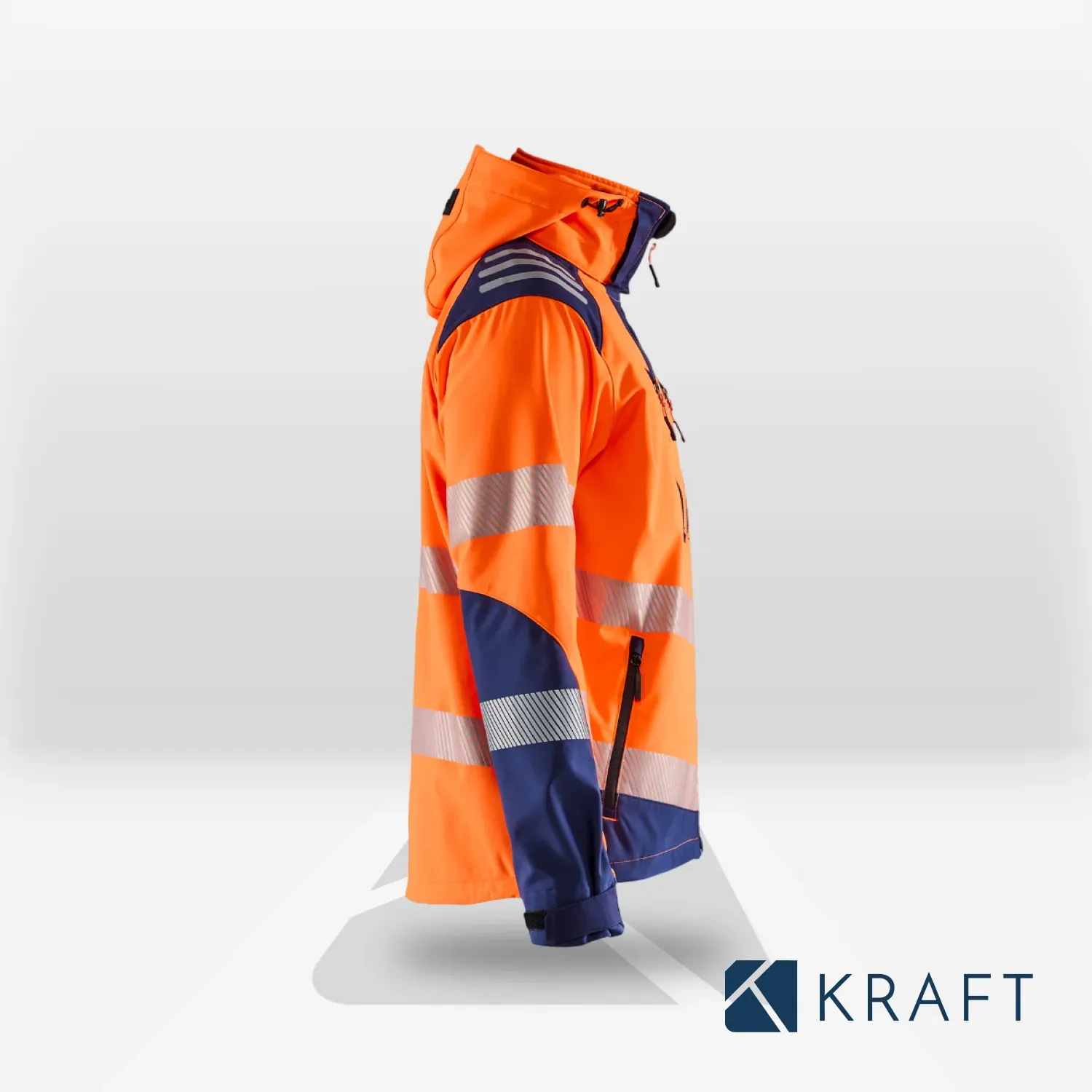 Veste softshell haute visibilité à capuche Blaklader