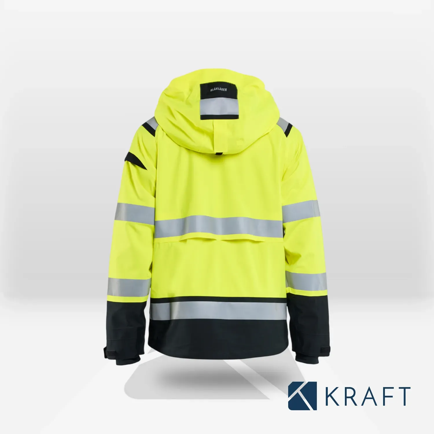 Veste hardshell haute visibilité à capuche Blaklader