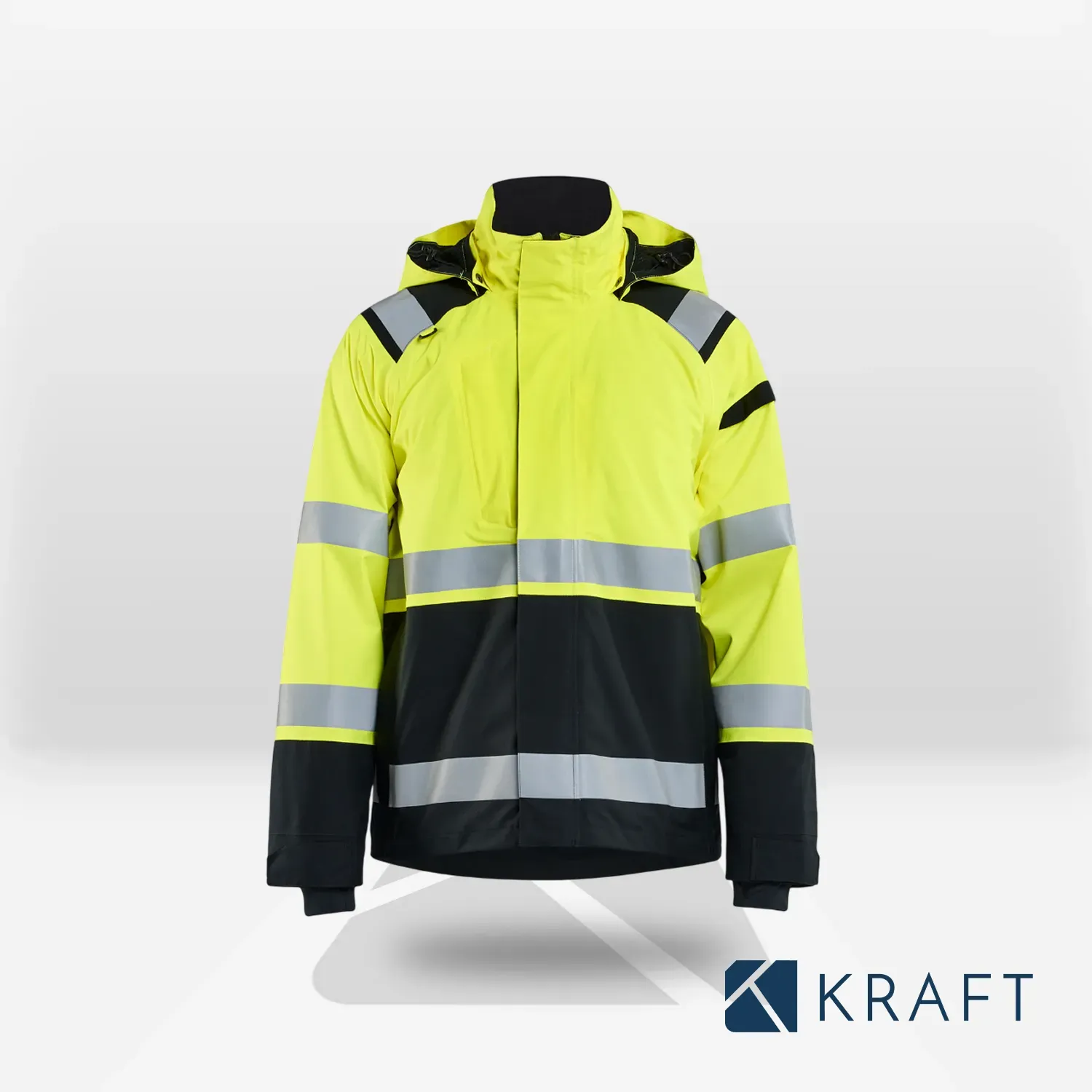 Veste hardshell haute visibilité à capuche Blaklader