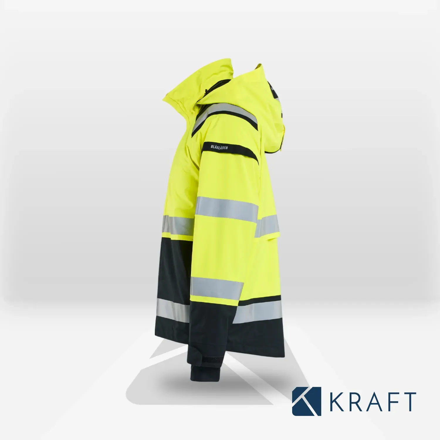 Veste hardshell haute visibilité à capuche Blaklader