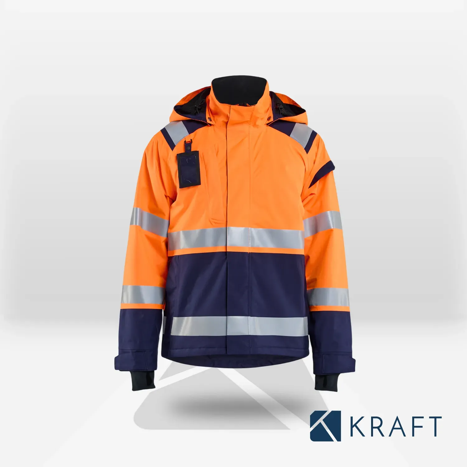 Veste hardshell haute visibilité à capuche Blaklader