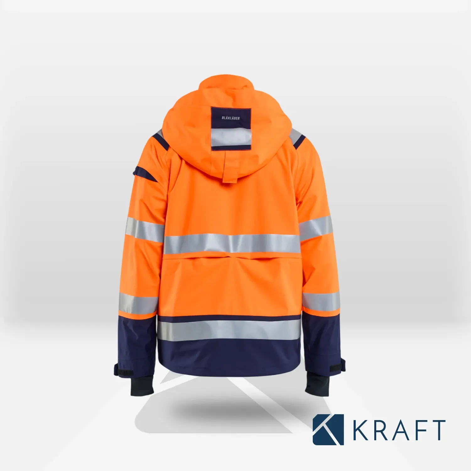 Veste hardshell haute visibilité à capuche Blaklader