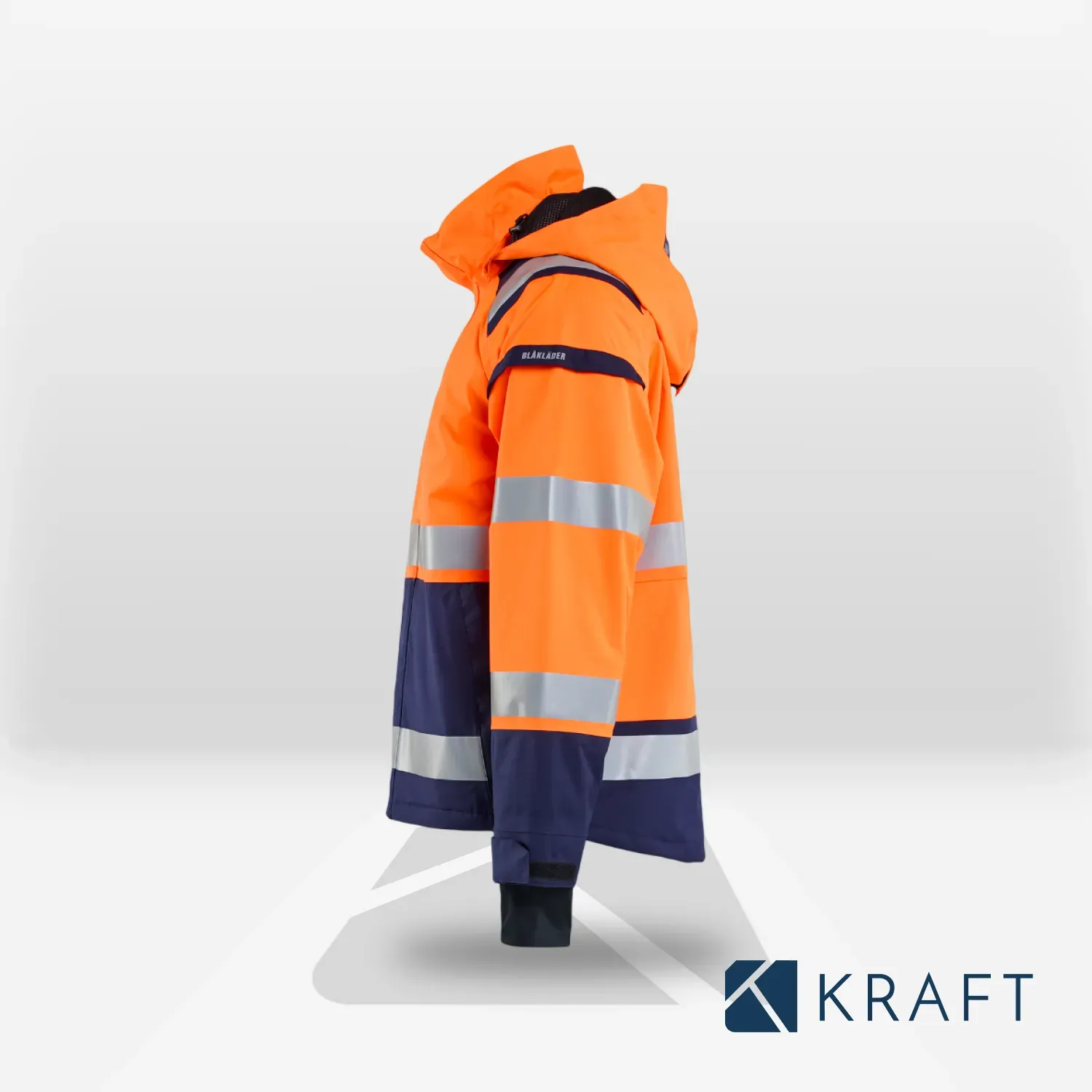 Veste hardshell haute visibilité à capuche Blaklader