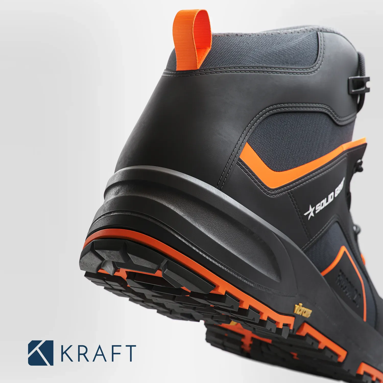 Chaussure de sécurité S3S semelle Vibram Solid Gear Falcon 2 Mid