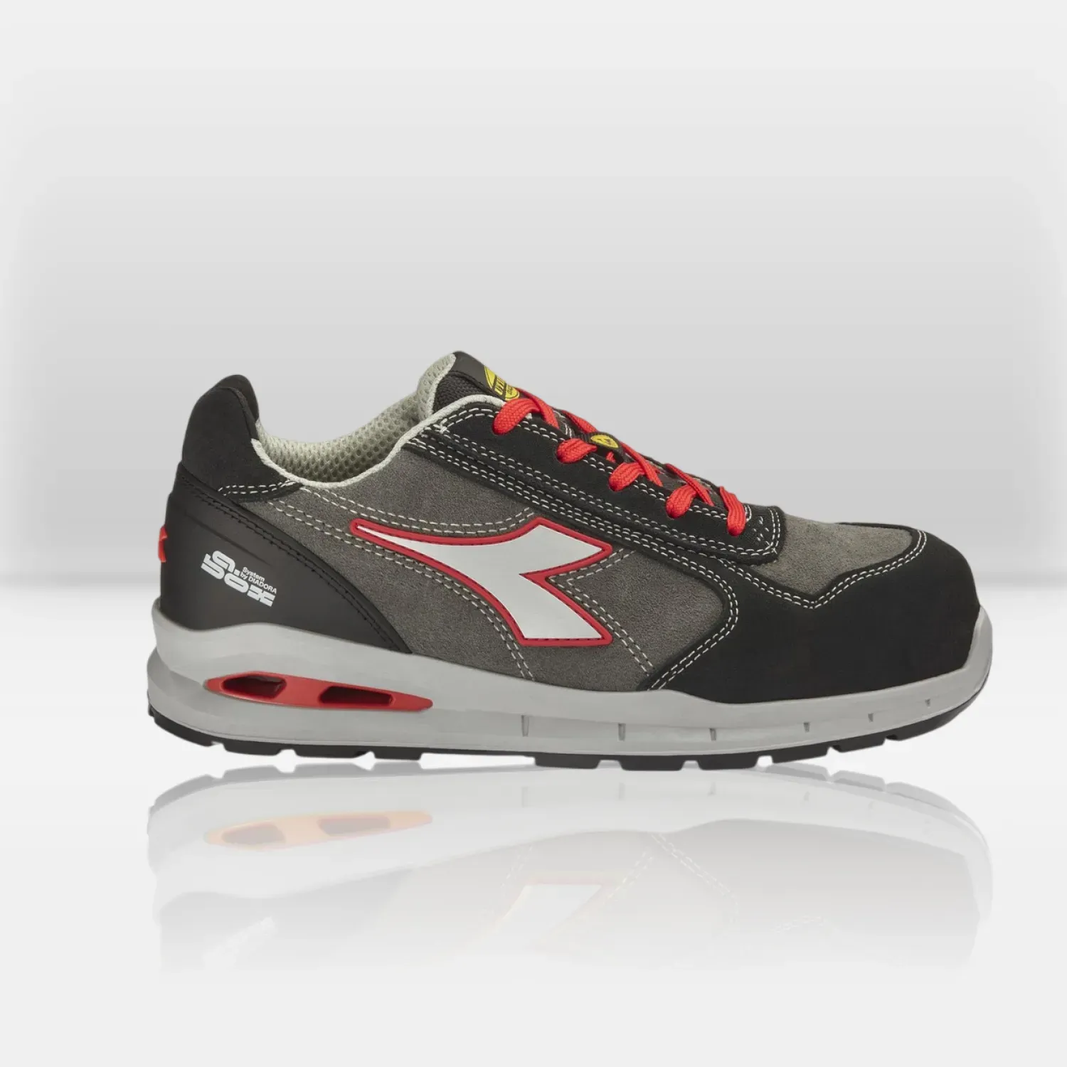 Baskets de sécurité en cuir Run A-Box S3S Diadora