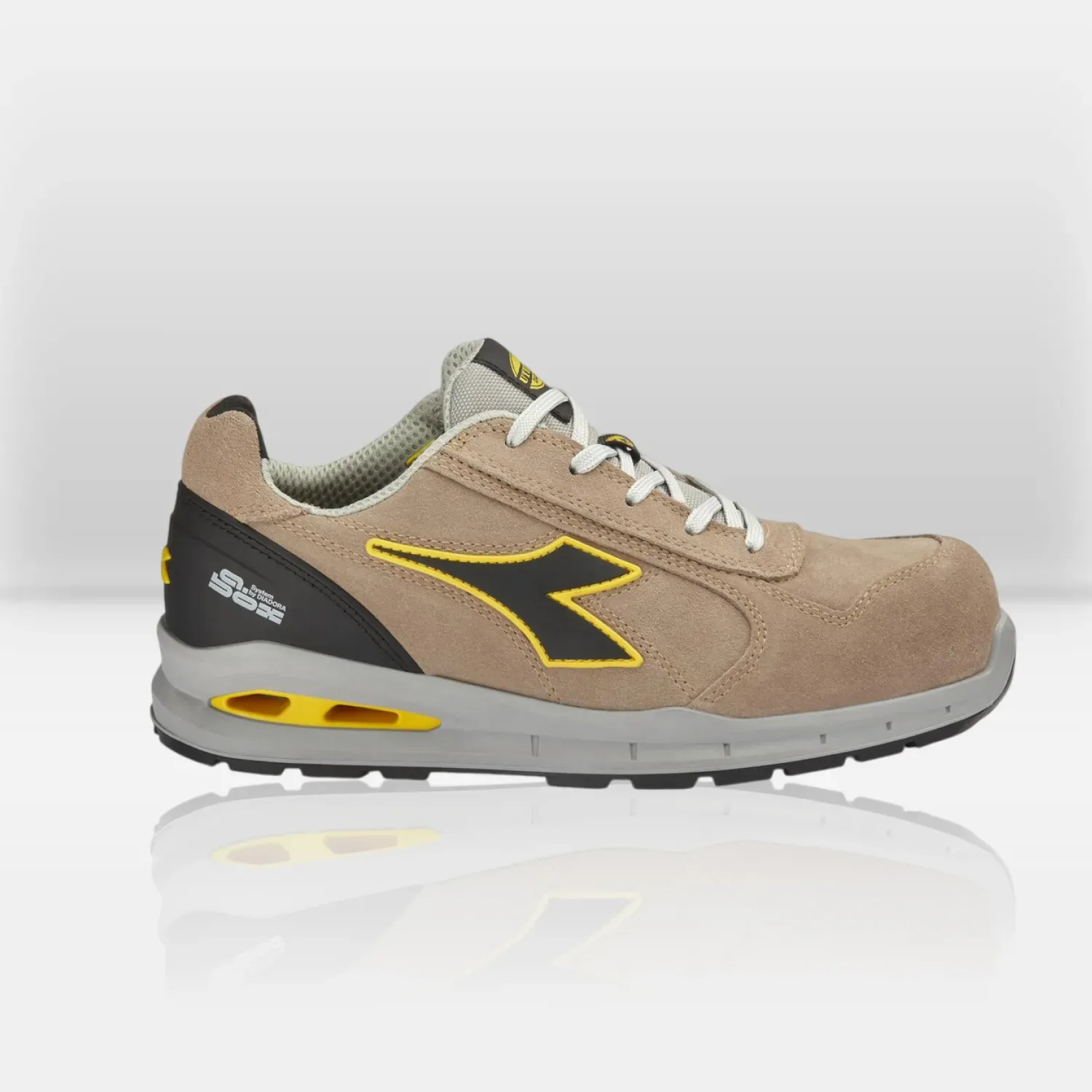 Baskets de sécurité en cuir Run A-Box S3S Diadora