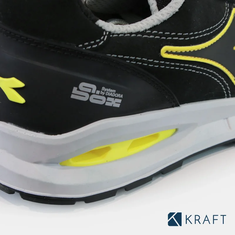 Baskets de sécurité en cuir Run A-Box S3S Diadora