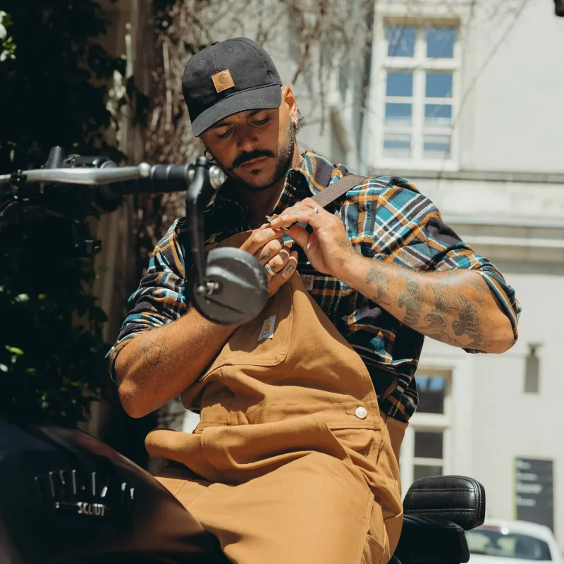 Salopette Carhartt Overall marron