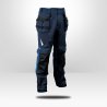 Miniature pour Pantalon de travail BTP Cofra Leiria bleu navy/royal