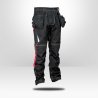 Miniature pour Pantalon de travail BTP Cofra Leiria noir/rouge