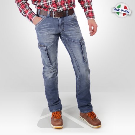 Pantalon de travail en jeans Dike Partner made in Italy