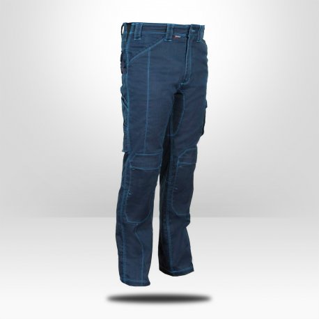 Pantalon jean de travail Cofra Pearland bleu