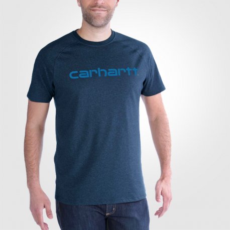 T-shirt Carhartt homme bleu light huron heather