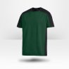 Miniature pour T-shirt bicolore 100% coton Marc vert noir