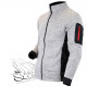 Veste en tricot polaire FHB gris-noir