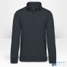 Miniature pour Sweat-shirt de travail col zippé personnalisable