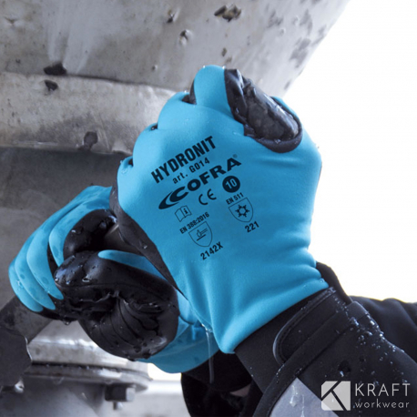Gants de travail anti froid normés EN 511 - Kraft Workwear