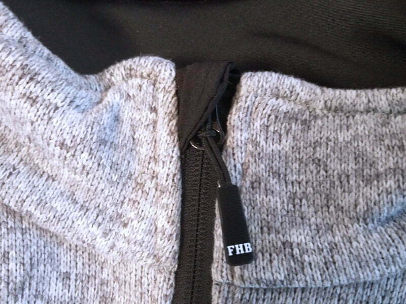 Détail du col de la polaire Christoph FHB