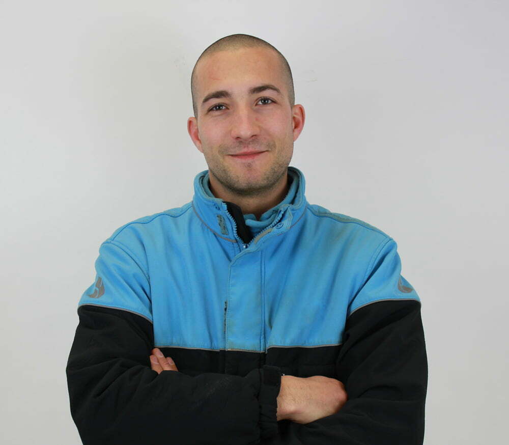 Une photo de notre testeur de chaussures Kraft Workwear