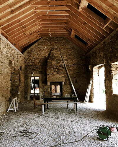 restauration d'une charpente bois par ismael