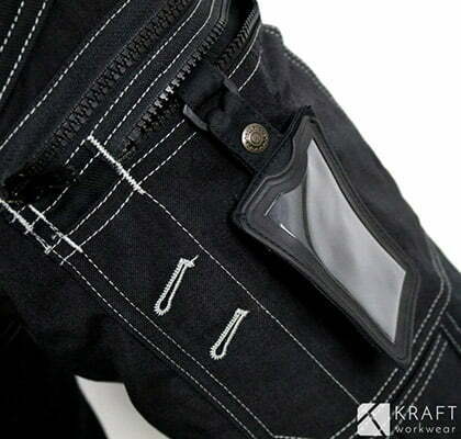 detail du pantalon de travail pour l hiver blaklader x1500