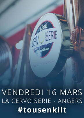 soiree tous en kilt a la cervoiserie pour la saint patrick avec kraft workwear