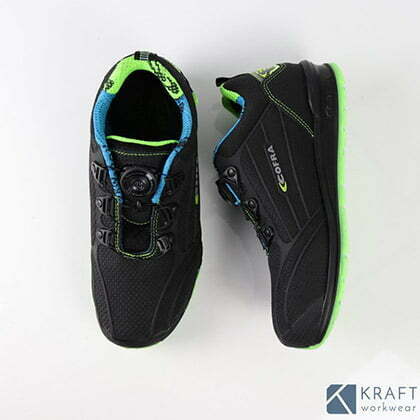 la paire de basket de securite cofra burst avec le systeme de serrage boa