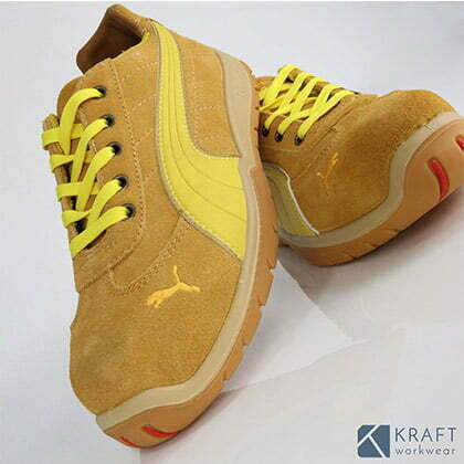 la basket de securite puma monza low en croute de velours