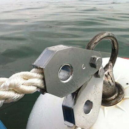 systeme d amarrage amarsecur accroche sur bouee
