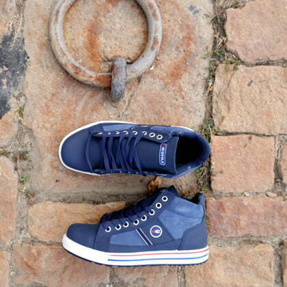 paire de chaussure de securite cofra pressing de benoit ingenieur marin