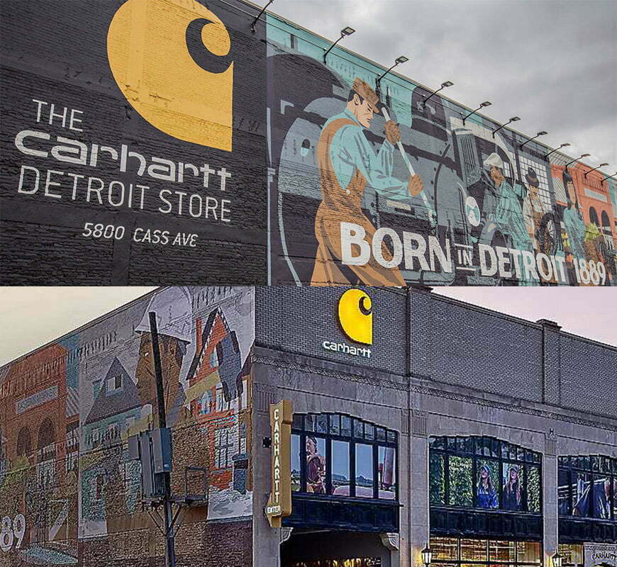le magasin carhartt a detroit