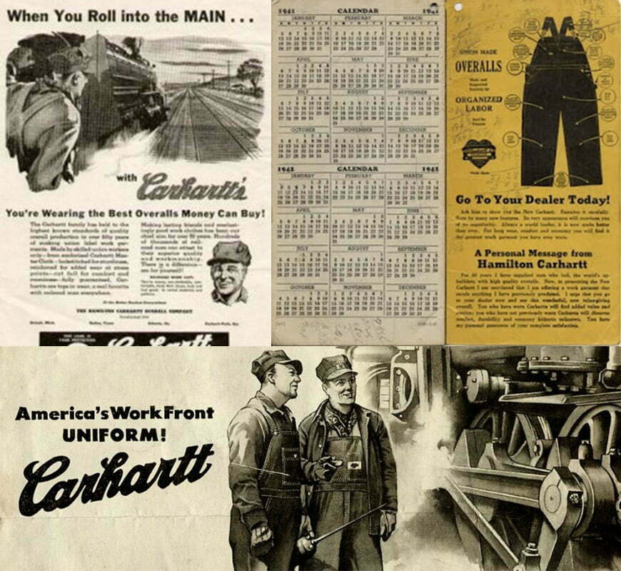 publicites vintage de l epoque carhartt