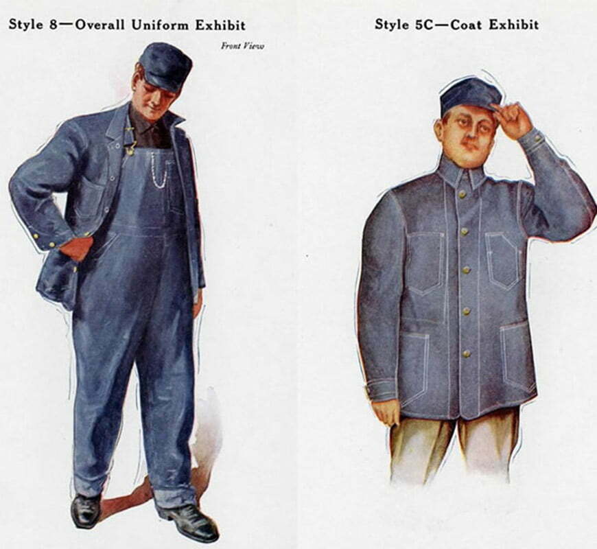 le style bleu de travail carhartt de l epoque