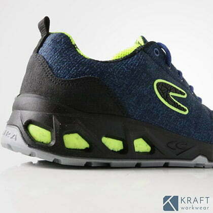 insert poly green au talon de la basket securite cofra reused